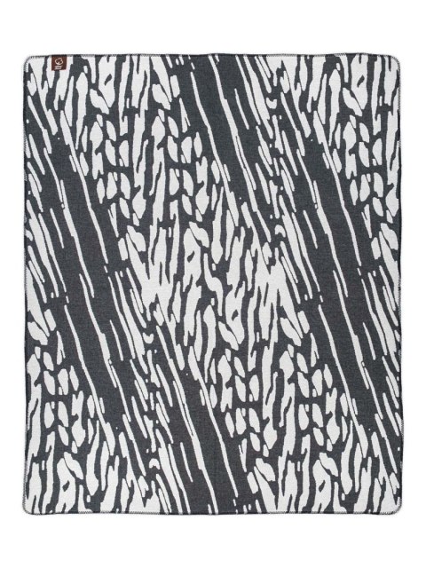 Narzuta pled 165x200 2141-2P Zebra czarny biały koc wykończony szydełkiem RAW Narzuta pled 165x200 2141-2P Zebra czarny biały koc wykończony szydełkiem RAW