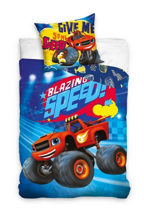 Pościel bawełniana 160x200 Blaze niebieska poszewka 70x80 C24 Pościel bawełniana 160x200 Blaze niebieska poszewka 70x80 C24