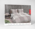 Pościel bawełniana 220x200 beżowa kratka 5257 B Bawełna 2024 Pościel bawełniana 220x200 beżowa kratka 5257 B Bawełna 2024