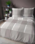 Pościel bawełniana 220x200 beżowa kratka 5257 B Bawełna 2024 Pościel bawełniana 220x200 beżowa kratka 5257 B Bawełna 2024