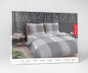 Pościel bawełniana 220x200 szara kratka 5257 A Bawełna 2024 Pościel bawełniana 220x200 szara kratka 5257 A Bawełna 2024