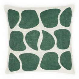 Poszewka bawełniana akrylowa 50x50 2153-4 Kamyczki zielona RAW