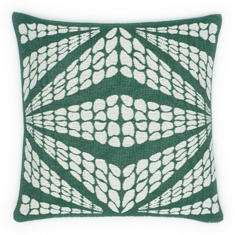 Poszewka bawełniana akrylowa 50x50 2155-2 Geometryczna lilia zielona RAW Poszewka bawełniana akrylowa 50x50 2155-2 Geometryczna lilia zielona RAW