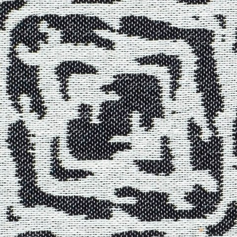 Poszewka bawełniana akrylowa 50x50 2160-1 Zebra czarna biała RAW Poszewka bawełniana akrylowa 50x50 2160-1 Zebra czarna biała RAW