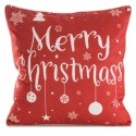 Poszewka świąteczna 45x45 Chp 121 czerwona biała Merry Christmas welurowa PŚ 23 Eurofirany Poszewka świąteczna 45x45 Chp 121 czerwona biała Merry Christmas welurowa PŚ 23 Eurofirany