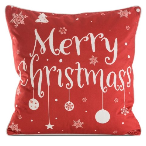 Poszewka świąteczna 45x45 Chp 121 czerwona biała Merry Christmas welurowa PŚ 23 Eurofirany Poszewka świąteczna 45x45 Chp 121 czerwona biała Merry Christmas welurowa PŚ 23 Eurofirany