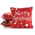 Poszewka świąteczna 45x45 Chp 121 czerwona biała Merry Christmas welurowa PŚ 23 Eurofirany Poszewka świąteczna 45x45 Chp 121 czerwona biała Merry Christmas welurowa PŚ 23 Eurofirany