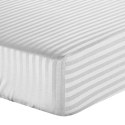 Prześcieradło adamaszkowe z gumką 120x200 Pasy srebrne paski na wysoki materac 30 cm Eurofirany Prześcieradło adamaszkowe z gumką 120x200 Pasy srebrne paski na wysoki materac 30 cm Eurofirany