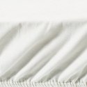 Prześcieradło z gumką 100x200 Gładkie kremowe na wysoki materac 30 cm Eurofirany Prześcieradło z gumką 100x200 Gładkie kremowe na wysoki materac 30 cm Eurofirany