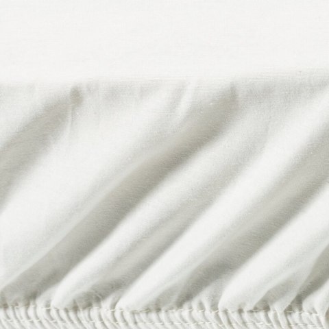 Prześcieradło z gumką 120x200 Gładkie kremowe na wysoki materac 30 cm Eurofirany Prześcieradło z gumką 120x200 Gładkie kremowe na wysoki materac 30 cm Eurofirany