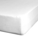Prześcieradło z gumką 140x200 Gładkie białe na wysoki materac 30 cm Eurofirany Prześcieradło z gumką 140x200 Gładkie białe na wysoki materac 30 cm Eurofirany
