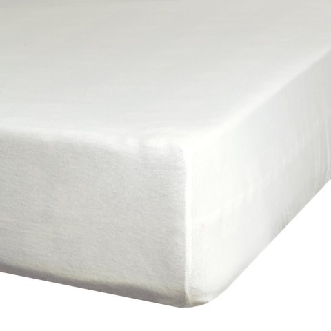 Prześcieradło z gumką 140x200 Gładkie kremowe na wysoki materac 30 cm Eurofirany Prześcieradło z gumką 140x200 Gładkie kremowe na wysoki materac 30 cm Eurofirany