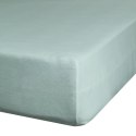 Prześcieradło z gumką 160x200 Gładkie miętowe na wysoki materac 30 cm Eurofirany Prześcieradło z gumką 160x200 Gładkie miętowe na wysoki materac 30 cm Eurofirany