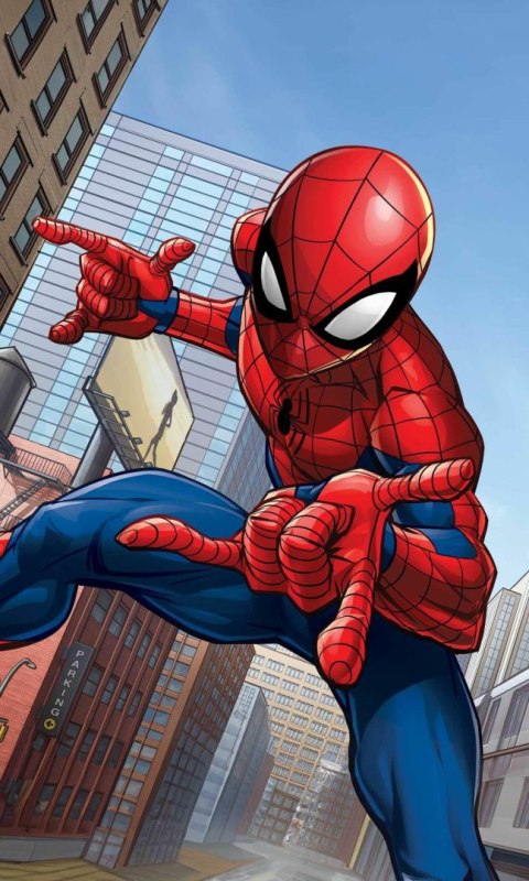 Ręczniczek do przedszkola 30x50 Spider-man niebieski dziecięcy bawełniany JF24 Ręczniczek do przedszkola 30x50 Spider-man niebieski dziecięcy bawełniany JF24