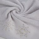 Ręcznik Joy 3 70x140 srebrny gwiazdki świąteczny 480 g/m2 Eurofirany Ręcznik Joy 3 70x140 srebrny gwiazdki świąteczny 480 g/m2 Eurofirany