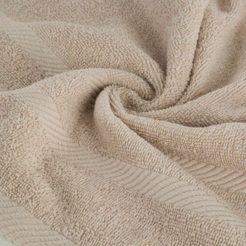 Ręcznik Milo 100x150 beżowy 500 g/m2 frotte bawełniany Eurofirany Ręcznik Milo 100x150 beżowy 500 g/m2 frotte bawełniany Eurofirany