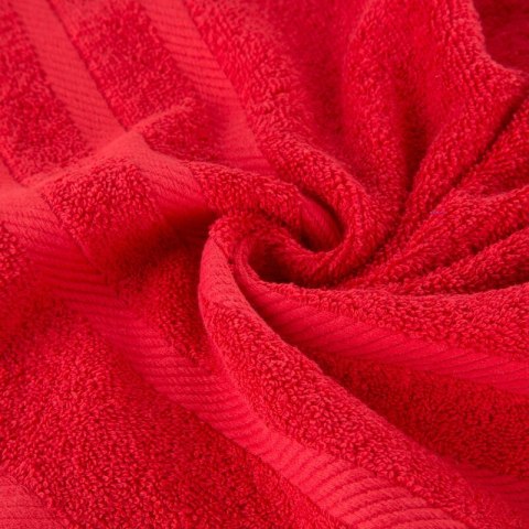 Ręcznik Milo 100x150 czerwony 500 g/m2 frotte bawełniany Eurofirany Ręcznik Milo 100x150 czerwony 500 g/m2 frotte bawełniany Eurofirany