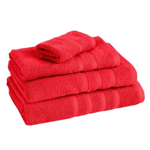 Ręcznik Milo 100x150 czerwony 500 g/m2 frotte bawełniany Eurofirany Ręcznik Milo 100x150 czerwony 500 g/m2 frotte bawełniany Eurofirany