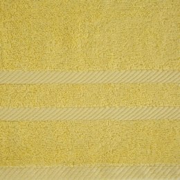 Ręcznik Milo 100x150 żółty 500 g/m2 frotte bawełniany Eurofirany