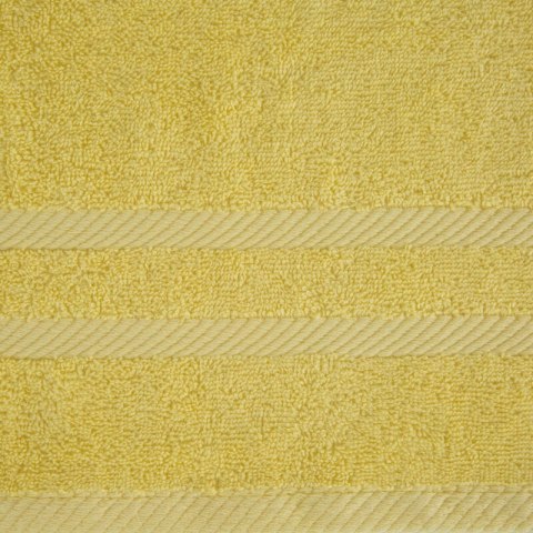 Ręcznik Milo 100x150 żółty 500 g/m2 frotte bawełniany Eurofirany Ręcznik Milo 100x150 żółty 500 g/m2 frotte bawełniany Eurofirany