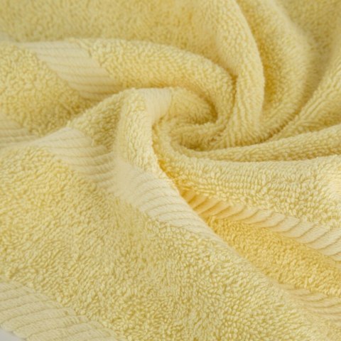 Ręcznik Milo 100x150 żółty 500 g/m2 frotte bawełniany Eurofirany Ręcznik Milo 100x150 żółty 500 g/m2 frotte bawełniany Eurofirany