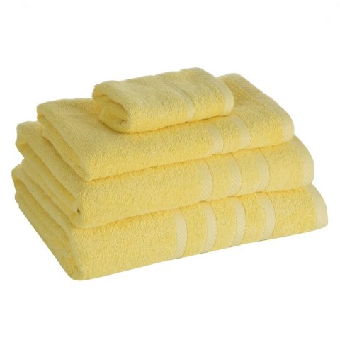 Ręcznik Milo 100x150 żółty 500 g/m2 frotte bawełniany Eurofirany Ręcznik Milo 100x150 żółty 500 g/m2 frotte bawełniany Eurofirany