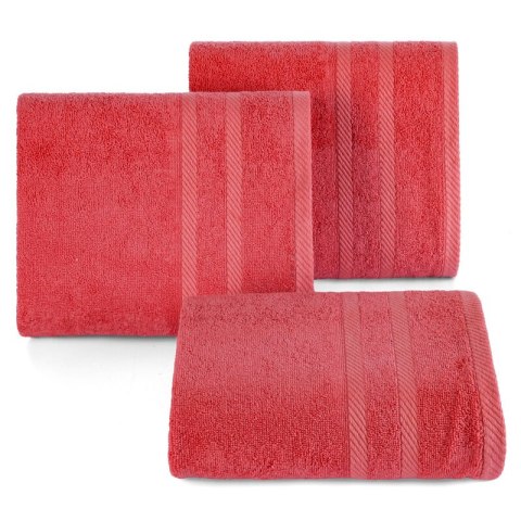 Ręcznik Milo 30x50 czerwony 500 g/m2 frotte bawełniany Eurofirany Ręcznik Milo 30x50 czerwony 500 g/m2 frotte bawełniany Eurofirany