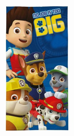 Ręcznik dziecięcy 70x140 Psi Patrol granatowy wielokolorowy bawełniany PP 24 BT