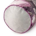 Poduszka dekoracyjna 48x20 Velvet fioletowa kwiaty liście wałek Eurofirany Poduszka dekoracyjna 48x20 Velvet fioletowa kwiaty liście wałek Eurofirany