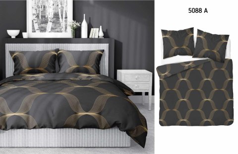 Pościel satynowa 160x200 czarna złota ornament 5088 A Home Satin 11 Pościel satynowa 160x200 czarna złota ornament 5088 A Home Satin 11