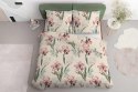 Pościel satynowa 160x200 kremowa różowa zielona kwiaty 5089 A Home Satin 11 Pościel satynowa 160x200 kremowa różowa zielona kwiaty 5089 A Home Satin 11