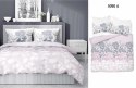 Pościel satynowa 160x200 różowa jasna szara biała kwiaty liście 5090 A Home Satin 11 Pościel satynowa 160x200 różowa jasna szara biała kwiaty liście 5090 A Home Satin 11