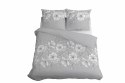 Pościel satynowa 160x200 szara biała kwiaty liście 5086 B Home Satin 11 Pościel satynowa 160x200 szara biała kwiaty liście 5086 B Home Satin 11