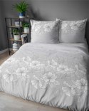 Pościel satynowa 160x200 szara biała kwiaty liście 5086 B Home Satin 11 Pościel satynowa 160x200 szara biała kwiaty liście 5086 B Home Satin 11