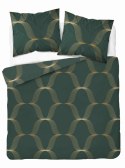 Pościel satynowa 160x200 zielona butelkowa złota ornament 5088 B Home Satin 11 Pościel satynowa 160x200 zielona butelkowa złota ornament 5088 B Home Satin 11