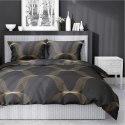 Pościel satynowa 220x200 czarna złota ornament 5088 A Home Satin 11 Pościel satynowa 220x200 czarna złota ornament 5088 A Home Satin 11
