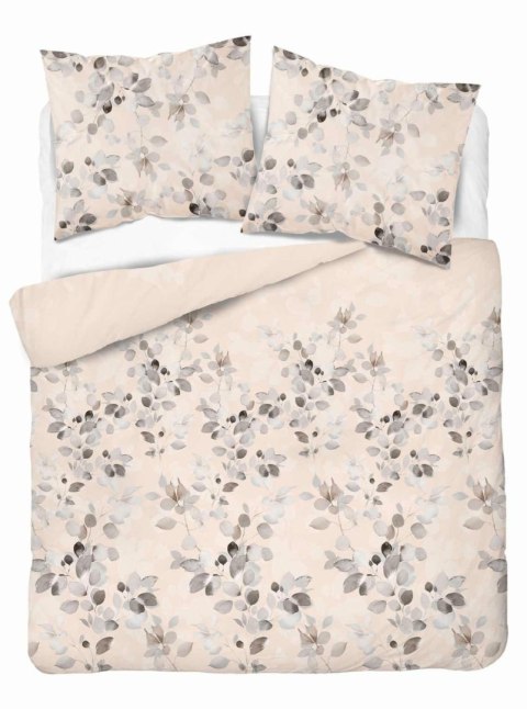 Pościel satynowa 220x200 kremowa beżowa jasna liście 5084 B Home Satin 11 Pościel satynowa 220x200 kremowa beżowa jasna liście 5084 B Home Satin 11