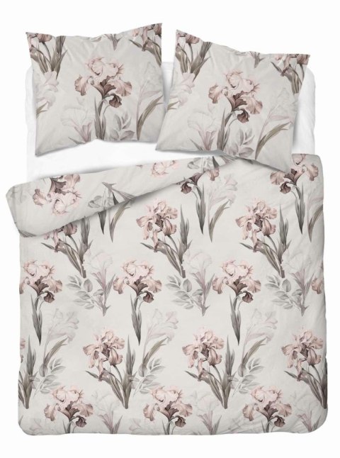 Pościel satynowa 220x200 kremowa ciemna szara jasna kwiaty 5089 B Home Satin 11 Pościel satynowa 220x200 kremowa ciemna szara jasna kwiaty 5089 B Home Satin 11