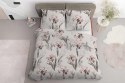 Pościel satynowa 220x200 kremowa ciemna szara jasna kwiaty 5089 B Home Satin 11 Pościel satynowa 220x200 kremowa ciemna szara jasna kwiaty 5089 B Home Satin 11