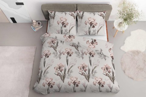 Pościel satynowa 220x200 kremowa ciemna szara jasna kwiaty 5089 B Home Satin 11 Pościel satynowa 220x200 kremowa ciemna szara jasna kwiaty 5089 B Home Satin 11