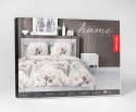 Pościel satynowa 220x200 kremowa ciemna szara jasna kwiaty 5089 B Home Satin 11 Pościel satynowa 220x200 kremowa ciemna szara jasna kwiaty 5089 B Home Satin 11