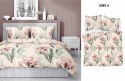 Pościel satynowa 220x200 kremowa różowa zielona kwiaty 5089 A Home Satin 11 Pościel satynowa 220x200 kremowa różowa zielona kwiaty 5089 A Home Satin 11