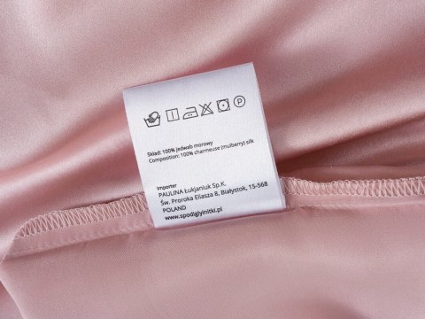 Poszewka jedwabna 40x40 pudrowa różowa jednobarwna Premium Poszewka jedwabna 40x40 pudrowa różowa jednobarwna Premium