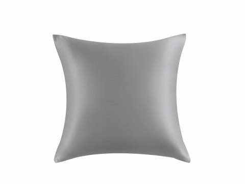 Poszewka jedwabna 40x40 szara jednobarwna Premium Poszewka jedwabna 40x40 szara jednobarwna Premium
