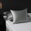 Poszewka jedwabna 70x80 szara jednobarwna Premium Poszewka jedwabna 70x80 szara jednobarwna Premium