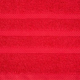 Ręcznik Milo 70x140 czerwony 500 g/m2 frotte bawełniany Eurofirany