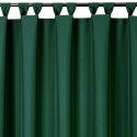 Zasłona gotowa 155x240 Garden zielona ciemna do ogrodu wodoodporna mocowana na szelki/rzep Eurofirany Zasłona gotowa 155x240 Garden zielona ciemna do ogrodu wodoodporna mocowana na szelki/rzep Eurofirany