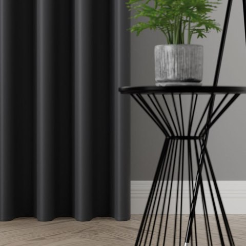 Zasłona gotowa typu blackout na przelotkach, szerokość 140cm x wysokość 250cm, kolor 205 ciemny szary TD0015/ZGP/205/140250/1 Zasłona gotowa typu blackout na przelotkach, szerokość 140cm x wysokość 250cm, kolor 205 ciemny szary TD0015/ZGP/205/140250/1