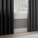 Zasłona gotowa typu blackout na przelotkach, szerokość 140cm x wysokość 250cm, kolor 205 ciemny szary TD0015/ZGP/205/140250/1 Zasłona gotowa typu blackout na przelotkach, szerokość 140cm x wysokość 250cm, kolor 205 ciemny szary TD0015/ZGP/205/140250/1