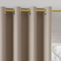 Zasłona gotowa typu blackout na przelotkach, szerokość 140cm x wysokość 250cm, kolor 218 jasny chłodny beżowy TD0015/ZGP/218/140 Zasłona gotowa typu blackout na przelotkach, szerokość 140cm x wysokość 250cm, kolor 218 jasny chłodny beżowy TD0015/ZGP/218/140